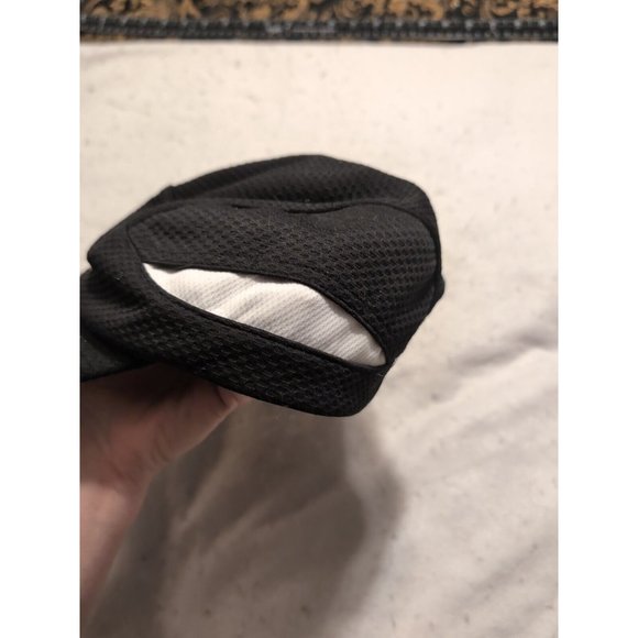 Fila Sport Mesh Solid Runner Tennis Cap One Size Black Multi Panel - Picture 2 of 6